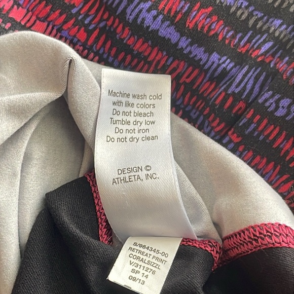 Athleta Multicolor Stripe Racerback Sporty Tank Size L - Picture 6 of 7